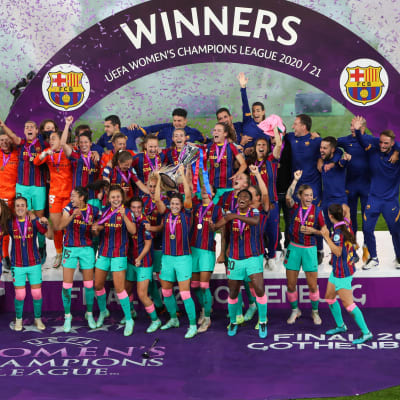Barcelonas damlag vann sin första Champions League-titel.