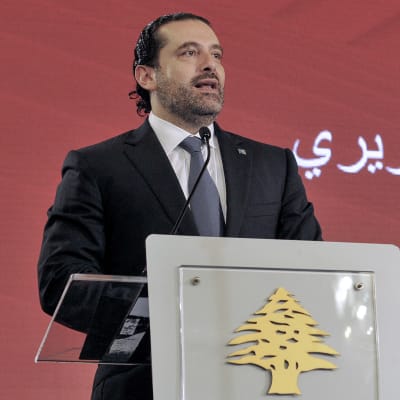 Libanons förre premiärminister Saad Hariri