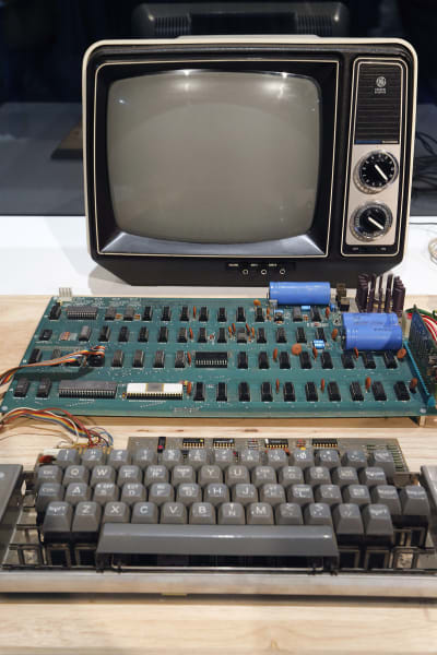 Apple-1 dator byggd 1976 av Steve Wozniak