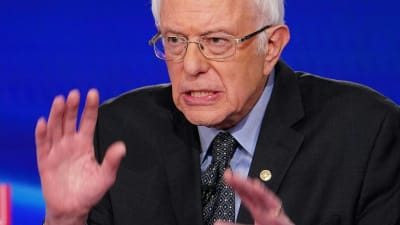 Vermontsenatorn Bernie Sandes och Joe Biden möttes i en tv-debatt senast i söndags.
