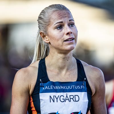 Jeanine Nygård ser besviken ut.