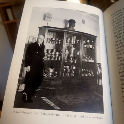 Foto på Clas Thunberg från boken Isen var mitt liv.