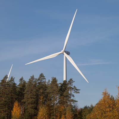 Tuulivoimala Muukossa Lappeenrannassa.
