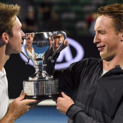 Henri Kontinen och John Peers vann sin första Grand Slam-titel tillsammans i australiska öppna.