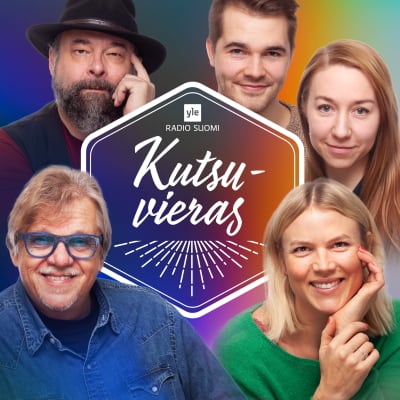 Kutsuvieraan lisäjaksojen 2020 tunnuskuva, vieraat ja logo