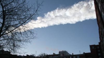 Asteroidnedslag i Tjeljabinsk, Ryssland 2013.