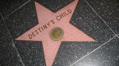 Destiny's Childs stjärna på Hollywood Walk of Fame.
