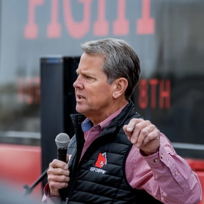 Republikanen Brian Kemp vill bli återvald som guvernör i Georgia