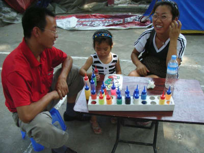 Familj i Kina.