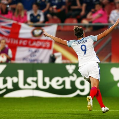 Jodie Taylor, striker i Englands landslag.