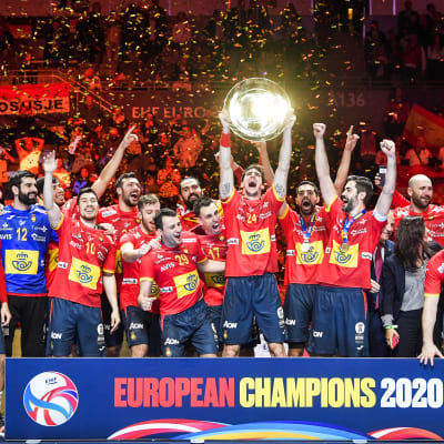 Spanien jublar över EM-titeln.