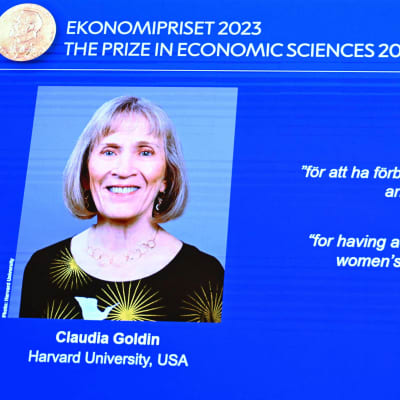 Den amerikanska ekonomen Claudia Goldin fick 2023 års pris i ekonomisk vetenskap till Alfred Nobels minne.