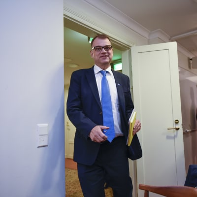 Statsminister Juha Sipilä i Villa Bjälbo den 13 juni 2017.