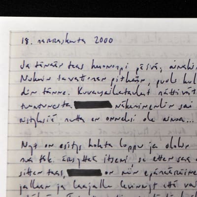 Text som skrivits av en elev i Kallion lukio.
