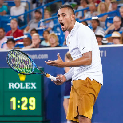 Nick Kyrgios tappade humöret i Cincinnatis ATP-turnering.