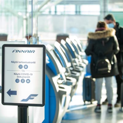 Helsingfors-Vanda flygplats den 26.3.2021