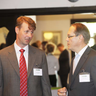 Risto Siilasmaa och Jorma Ollila år 2009.