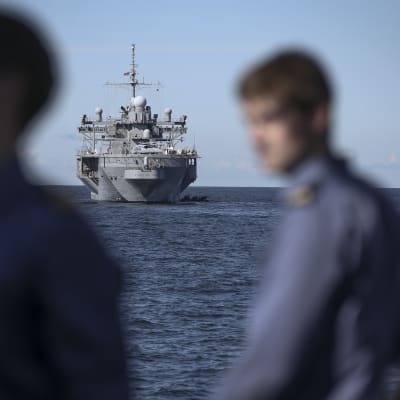 Nato håller militärövningen Baltop på Östersjön 2014.
