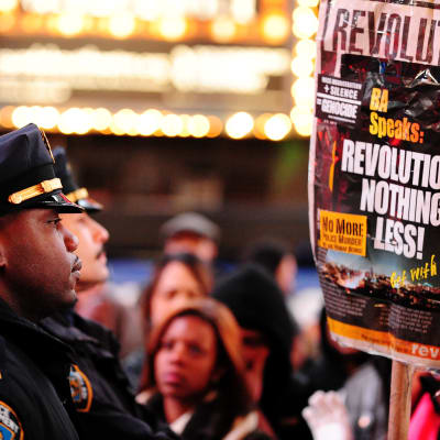 Demonstrationer mot polisens övervåld i USA efter dödsskjutningarna av flera svarta medborgare.