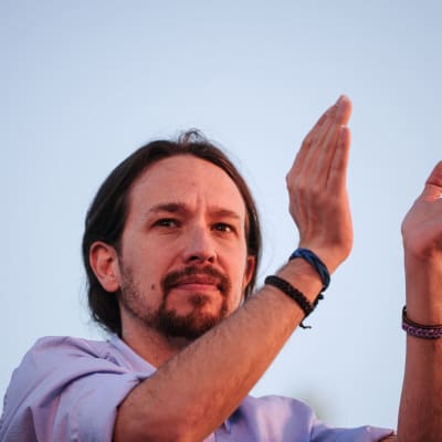 Det nya spanska vänsterpartiet Podemos ledare Pablo Iglesias.