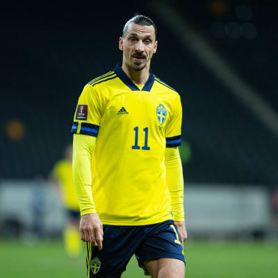 Zlatan Ibrahimovic i Sveriges VM-kvalmatch mot Georgien i mars.