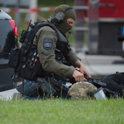 Polispådrag i München