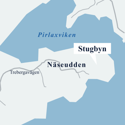 Karta över Näseudden.
