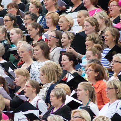 Laulutapahtuma, Art Goes kapakka, avajaiset Senaatintori 2014.