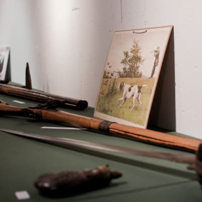 Jaktutställning på Musécentret EKTA.