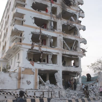 Lyxhotellet Jazeera efter attacken den 26 juli 2015.