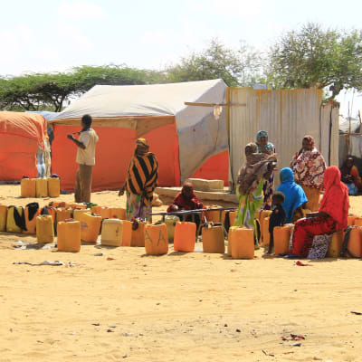 flyktingläger i Mogadishu