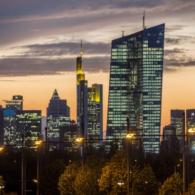 ECB:s huvudkontor i Frankfurt