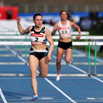 Reetta Hurske aitoi voittoon Lahden GP-kisassa 2022.