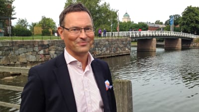 Jukka Rosenberg, direktör för postens paket- och logistiktjänster.