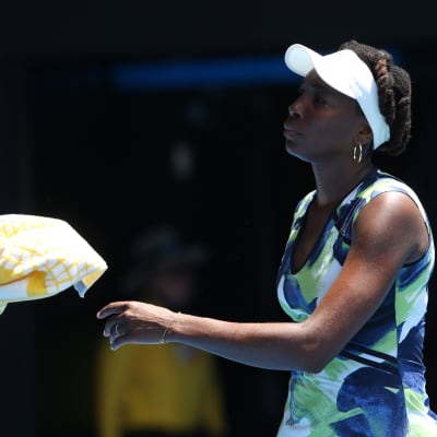 Venus Williams i matchen mot Johanna Konta i Australiska öppna 2016.