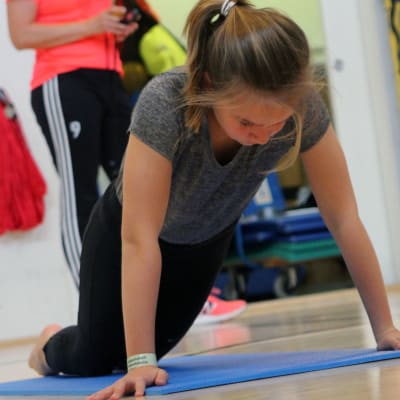 Move test pågår i Vindängens skola klass fem