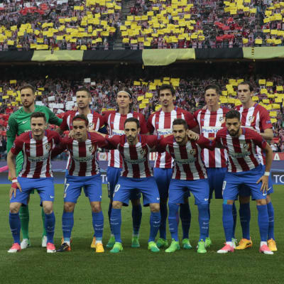 Atletico Madrids lagbild inför kvartsfinalen mot Leicester.