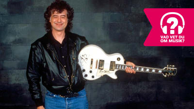 Jimmy Page med elgitarr.