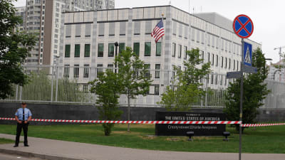 USA:s ambassad i Kiev, Ukraina.