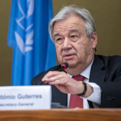 YK:n pääsihteeri Antonio Guterres.