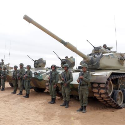 Tunisien har byggt upp ett 200 kilometer långt "antiterrorstängsel"  för att förhindra infiltration från Libyen