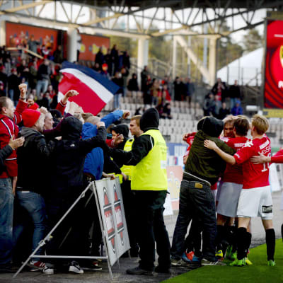 HIFK:s fans under fotbollsligan 2015