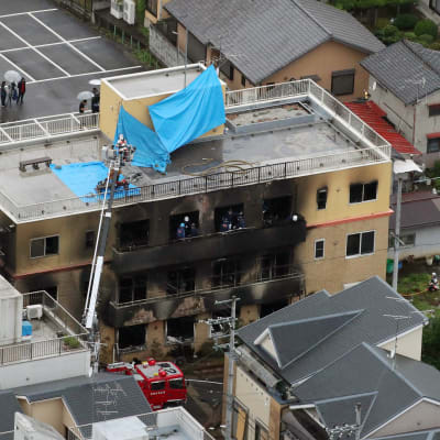 Animationsproduktionsföretaget Kyoto Animations studio förstördes i mordbrand och 36 människor omkom 2019. 