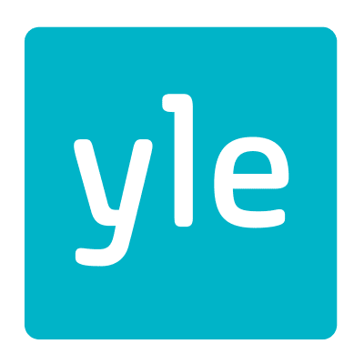 Yle's logo in turquoise color.