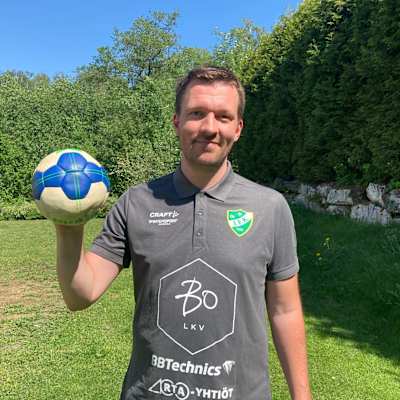Grankulla IFK:s nya tränare i handboll, norrmanen Haakon Nerdrum.
