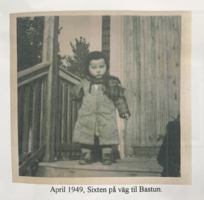 Sixten Korkman 1-vuotiaana vuonna 1949.