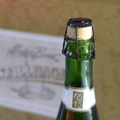 En flaska med historiskt Stallhagen öl