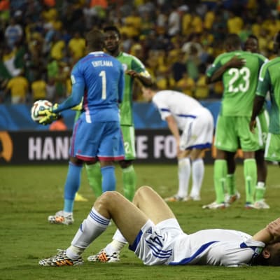 Nigeria besegrade Bosnien-Hercegovina med 1-0 efter stor dramatik.