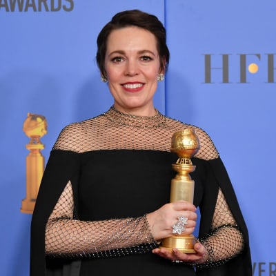 Olivia Colman vann priset för bästa kvinnliga roll i en komedi eller musikal på Golden Globes 2019.