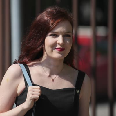 Oppositiojohtaja Aleksei Navalnyin tiedottaja Kira Jarmyš.